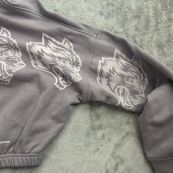 Darc Sport Hoodie Womens Medium Wolves Heaven Has To Wait Cropped 876 Of 1000 - Picture 12 of 13